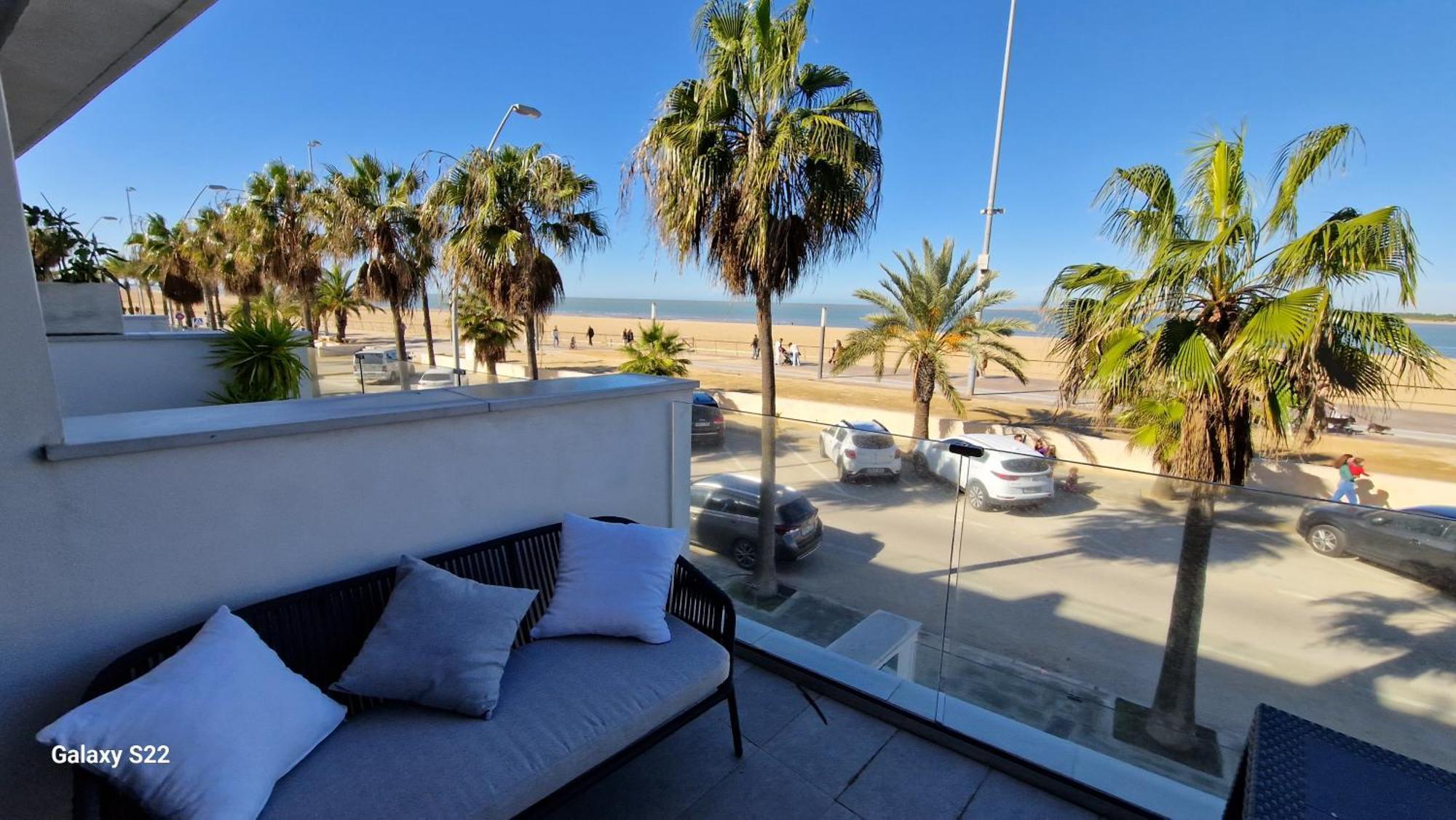 Boutelou Playa Con Vistas Al Mar Apartment Sanlucar de Barrameda Bagian luar foto