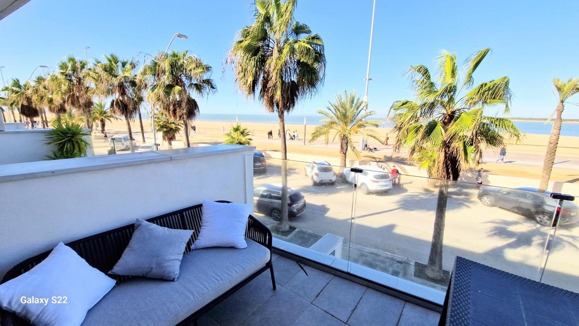 Boutelou Playa Con Vistas Al Mar Apartment Sanlucar de Barrameda Bagian luar foto